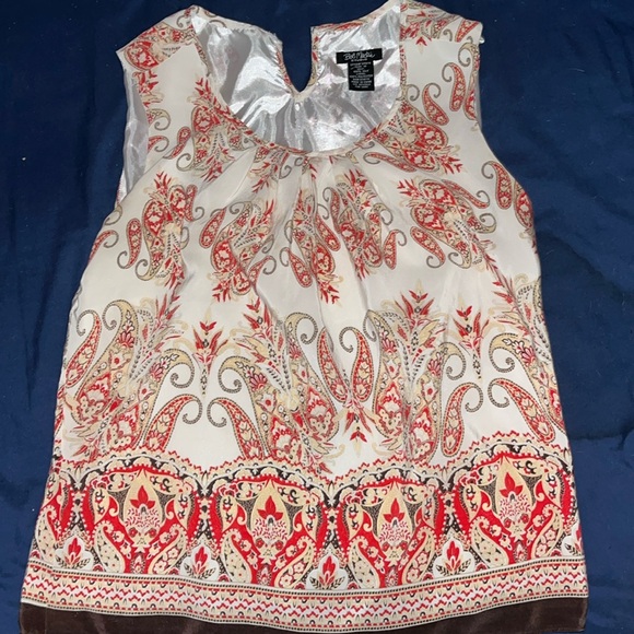 Bob Mackie Tops - Bob Mackey studio size 10 sleeveless blouse